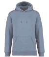 NS401 Unisex Heavyweight Hooded Sweatshirt cool blue heather colour image